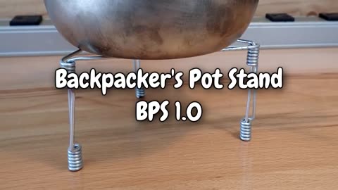 FIRE The Best Backpacker's Pot Stand