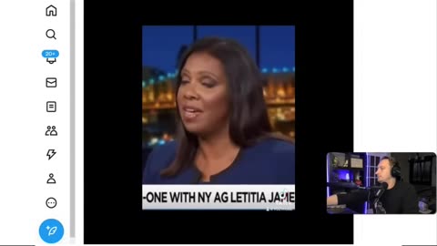 (LETITIA JAMES) VEHEMENTLY DENIES Any BIAS In TRUMP PROSECUTION! #injustice #notguilty #TRUMP #USA