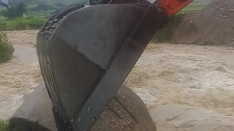 Flooded River Crossing