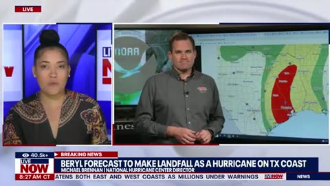 Beryl strengthens ahead of Texas coast landfall | LiveNOW from FOX