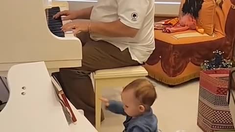 Practice Makes Perfect For Miniature Piano Star