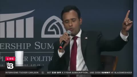 Tucker Carlson Speaks with Vivek Ramaswamy at the 2023 Family Leadership Summit 30K