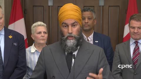 Canada: NDP Leader Jagmeet Singh speaks with reporters as Parliament returns – September 16, 2024