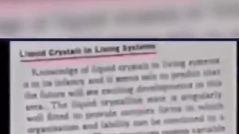 Dr. Pierre Gilbert： & vaccines will make possible to control people -＞liquid crystals & EMF