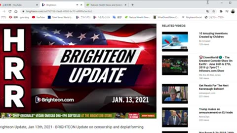 Brighteon Update, Jan 13th, 2021 - BRIGHTEON Update on censorship and deplatforming