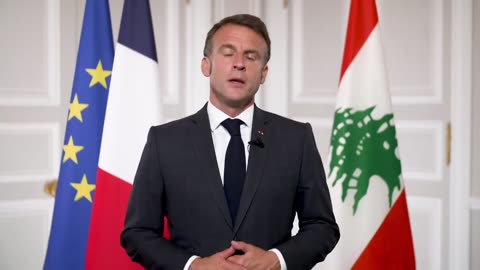 Macron Stands with Lebanon Amid Global Silence on Israel's Actions #lebanon #france #world