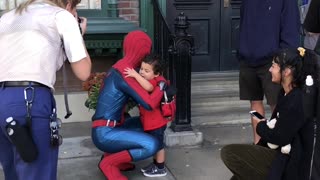 Kid Sends Spidey Mixed Signals