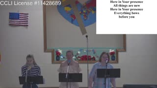 Moose Creek Baptist Church Sing “Here in Your Presence“ During Service 7-03-2022