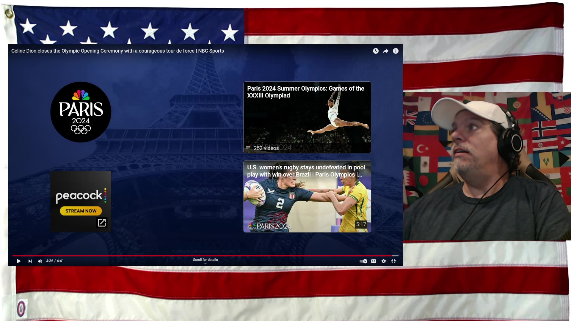 Celine Dion Closes The Olympic Opening Ceremony With A Courageous Tour