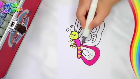 How To Color BUTTERFLY - @KeaCreative2