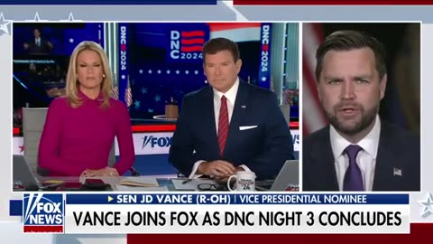 ‘FELL FLAT’_ JD Vance reacts to Tim Walz’s DNC speech