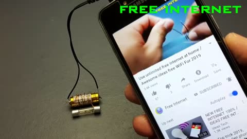 WATCH THIS - Free internet,working 100% | New science experiment at home