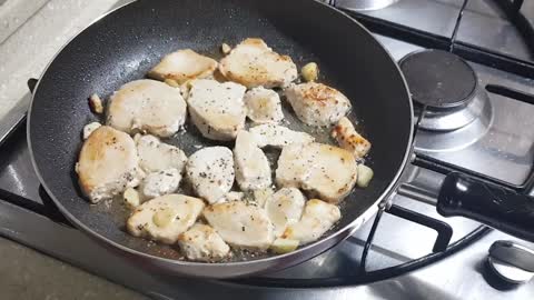 Grilling chicken breast