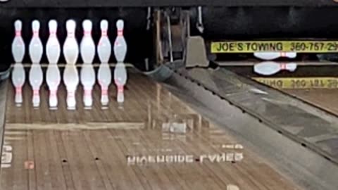 Bowling from 9/1/2024, Game 7 of 8, final score; 201