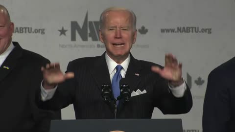 Biden's audience chants "Joe! Joe! Joe!"