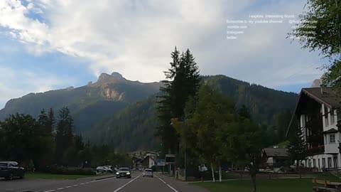 Driving through Canazei #dolomites 2023