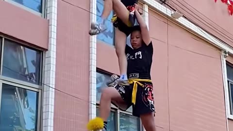 These kids have amazing acrobatic skills!