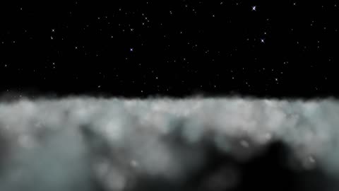 Flying Above the Clouds in a Starry Night - Free Movie Effects