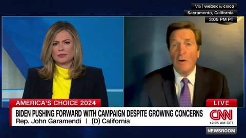 Rep Garamendi Tries To Spin For Biden: Trump Has Dementia