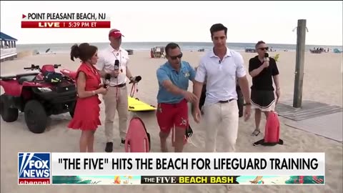 ‘Gutfeld’ hits the beach with Jersey Shore lifeguards! Gutfeld News