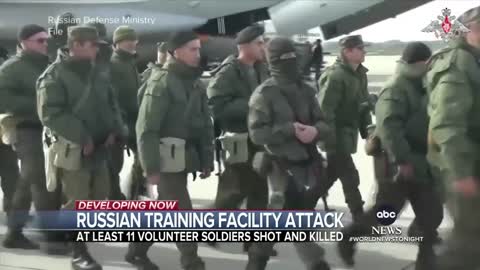 Russian training facility attack