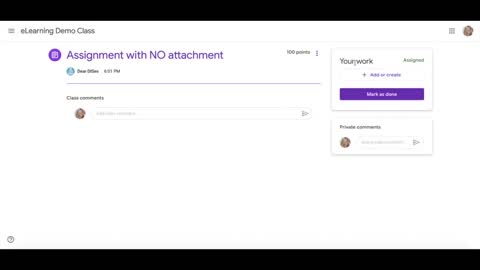 How to : submit assignment in Google Classroom tutorial