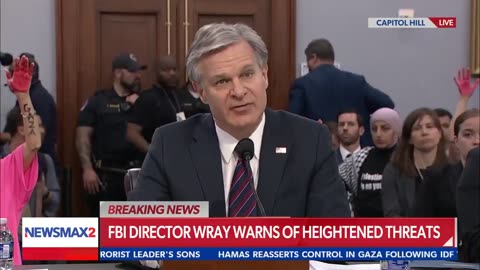 Director Wray doubles down on threat levels! EKE! FJB!