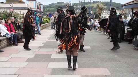 Beltane Border Morris Dancing The BELTANE FIRE DANCE Teignmouth Folk Festival 2013