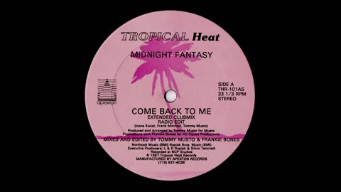 Midnight Fantasy - Come Back To Me