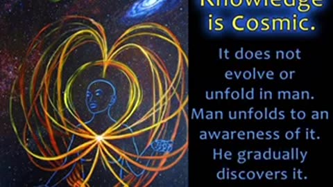 WE SEEMINGLY LIVE IN TWO UNIVERSES THE STILL COSMIC MIND UNIVERSE OF KNOWING AND THE THOUGHT~OF ~MIND RHYTHMIC WAVE UNIVERSE OF SENSING