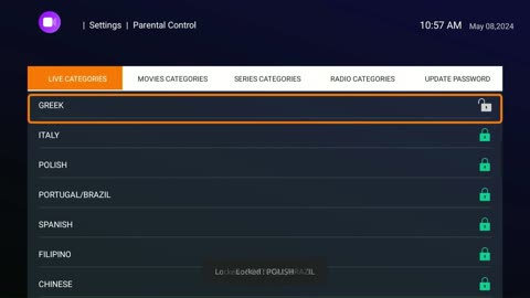 Parental Controls for IPTV Smarter on Fire Stick