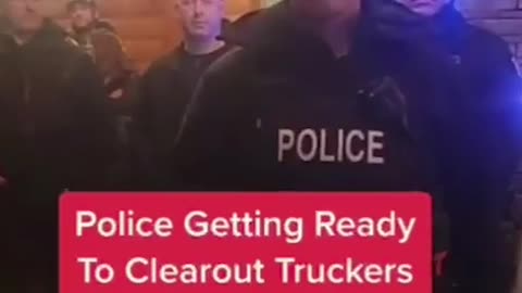 Canadian Cops & Truckers Negotiating