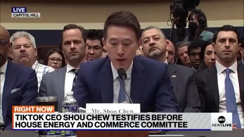 TikTok CEO Shou Chew makes opening remarks before House lawmakers during hearing on privacy concerns