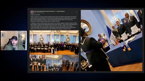 NYC MAYOR ERIC ADAMS IS A FREEMASON AND INITIATIONS AT GRACIE MANSION