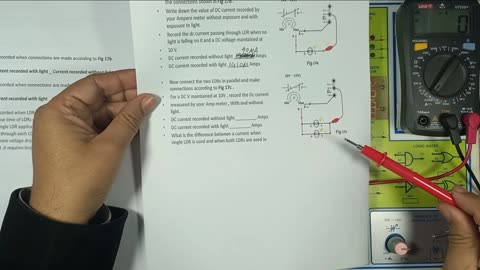 LDR used in parallel combination | LDR resistance in light | LDR resistance vs light intensity