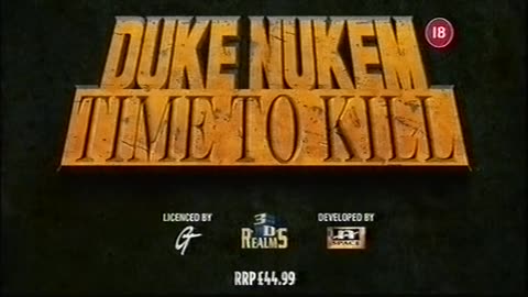 Duke Nukem A Time To Kill Playstation 1 UK TV advert