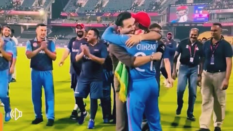 Afghanistan Team & Indians Celebration