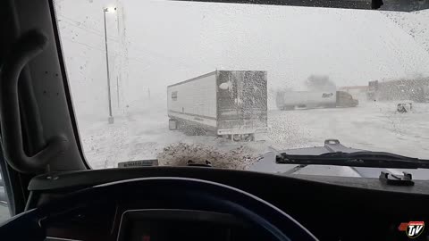 SNOWED IN | My Trucking Life | Vlog #2979