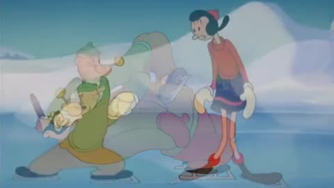 Popeye the Sailor - I'll Be Skiing Ya (1947) - Vintage Cartoons TV