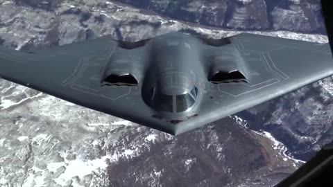 B-2 Spirit Stealth Bomber in Action _ Training