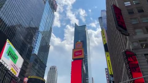 【4K】WALK Times Square NEW YORK City USA 4k video Travel vlog