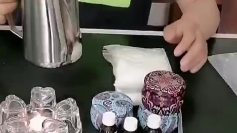 How to make candle with the kit