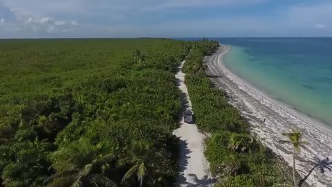 Sea waves & beach drone video | Free HD Video