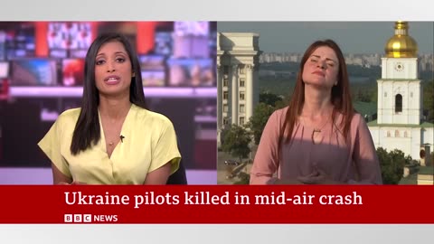 Ukraine war- Fighter ace and two other pilots killed in mid-air crash - BBC News