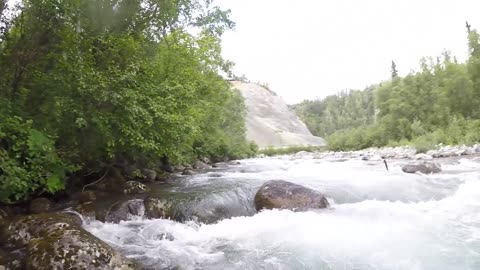 Whitewater Kayaking Little Susitna River in Alaska