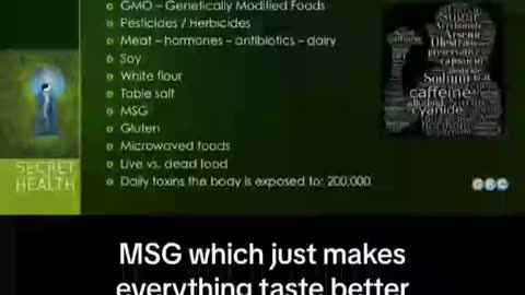 Food - GMO and MSG Facts