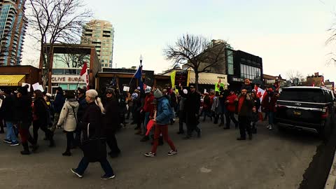 January 29th United For Freedom Trucker Rally HIGHLIGHTS | Calgary Alberta Canada