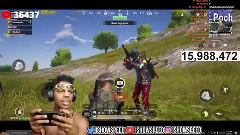 ishowspeed playing PUBG mobile | ishowspeed pubg funny moments |first win in pubg