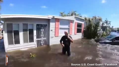 U.S. Coast Guard Rescues Sanibel Island Residents after Hurricane Ian