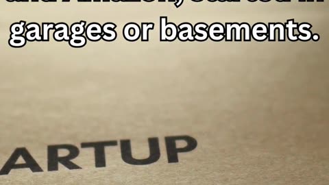 Imagine starting a world-changing business in your garage. Apple & Amazon did just that! 🌍